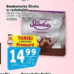Prim Market Bombonierka Śliwka w czekoladzie Vobro oferta