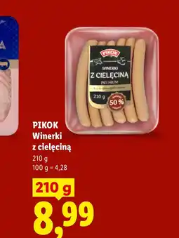 Lidl Parówki Pikok oferta