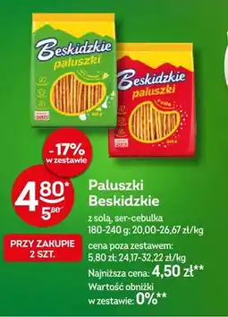 Żabka Paluszki z solą Beskidzkie oferta
