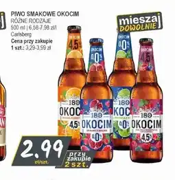 Słoneczko Piwo smakowe Okocim Mocna Pomarańcza oferta