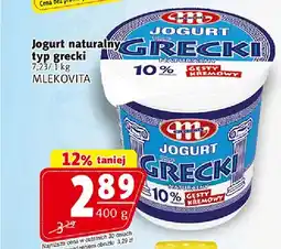 Prim Market Jogurt naturalny typ grecki Mlekovita oferta