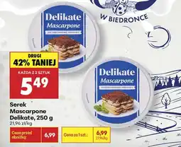 Biedronka Serek Delikate oferta