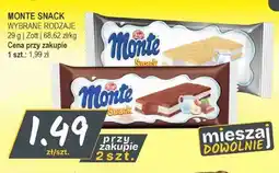 Słoneczko Baton mleczny Monte Snack Zott oferta