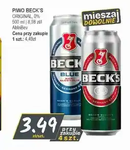 Słoneczko Piwo Beck's Original oferta