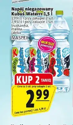 Prim Market Napój niegazowany Kubuś Waterrr truskawka oferta