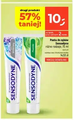 Dealz Pasta do zębów Sensodyne Extra Whitening oferta