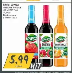 Słoneczko Syrop Łowicz truskawka Zero Cukru oferta