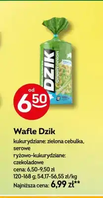 Żabka Wafle kukurydziane Dzik zielona cebulka oferta
