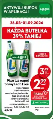 Żabka Piwo bezalkoholowe Lech Limonka z Miętą oferta