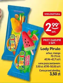Żabka Lody Pirulo arbuz oferta