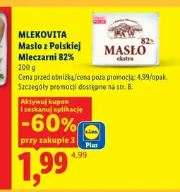 Lidl Masło Mlekovita oferta