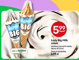 Żabka Lody Big Milk rożek waniliowy oferta