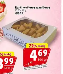 Prim Market Rurki waflowe waniliowe Gibar oferta