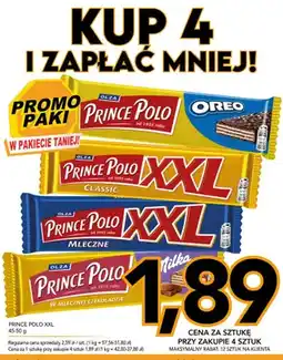 Kupiec Wafelek Prince Polo Milka w mlecznej czekoladzie oferta