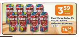 Gama Piwo bezalkoholowe Warka Radler 4-pak oferta