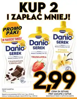 Kupiec Serek Danio o smaku waniliowym oferta