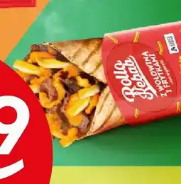Żabka Rollo Kebab z wołowiną i frytkami Żabka oferta
