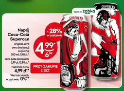 Żabka Napój gazowany Coca-Cola Supercan Original oferta