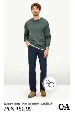 C&A Jeansy straight C & A Flex jog denim LYCRA oferta