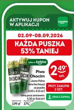 Żabka Piwo Okocim oferta
