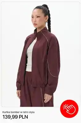 Cropp Kurtka bomber w retro stylu Cropp oferta