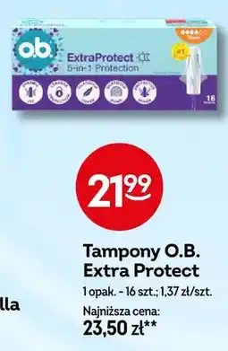 Żabka Tampony O.B. Extra Protect oferta