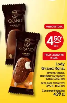 Żabka Lody Grand vanilla oferta