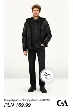 C&A Jeansy straight Flex jog denim LYCRA C & A oferta
