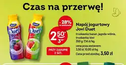 Żabka Napój jogurtowy Jovi Duet truskawka-banan oferta