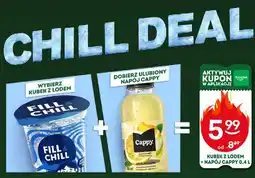 Żabka Zestaw kubek z lodem Fill & Chill + napój Cappy 0,4 l oferta