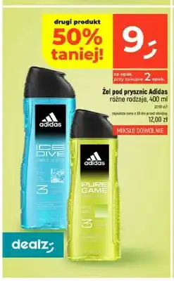 Dealz Żel pod prysznic Adidas Pure Game oferta