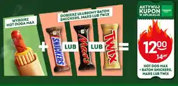 Żabka Zestaw Hot Dog Max + baton Snickers oferta
