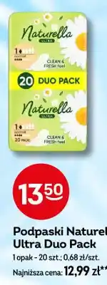 Żabka Podpaski Naturella Ultra Duo Pack oferta