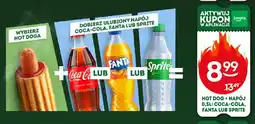 Żabka Zestaw Hot Dog + napój gazowany Coca-Cola 500 ml oferta