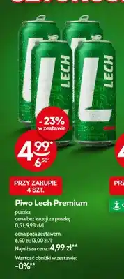 Żabka Piwo Lech Premium oferta