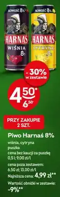 Żabka Piwo Harnaś 8% wiśnia oferta