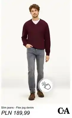 Jeansy slim Flex jog denim C & A