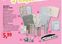 Lidl Zestaw notesów Crelando oferta