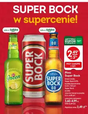 Żabka Piwo Super Bock Green Limão oferta