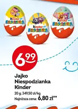 Żabka Jajko Niespodzianka Kinder oferta