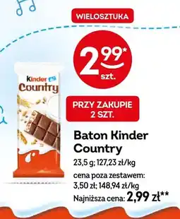 Żabka Baton Kinder Country oferta