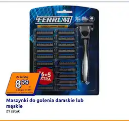 Action Maszynki do golenia męskie Ferrum oferta