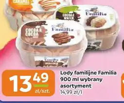 Gama Lody familijne Familia oferta