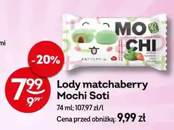 Żabka Lody matchaberry Mochi Soti oferta
