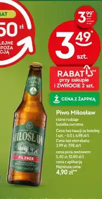 Żabka Piwo Miłosław oferta