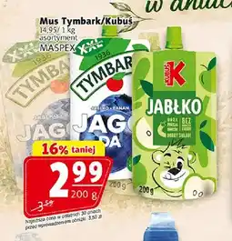 Prim Market Mus Tymbark jabłko banan jagoda oferta