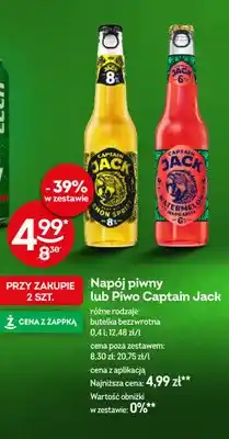 Żabka Piwo Captain Jack Lemon Spritz oferta