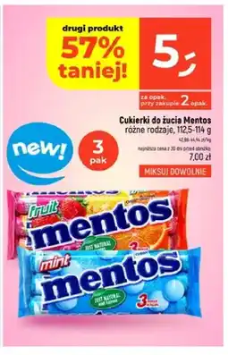 Dealz Cukierki do żucia Mentos Mint 3-pak oferta