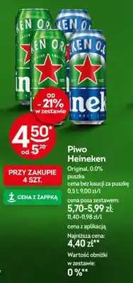 Żabka Piwo Heineken Original oferta