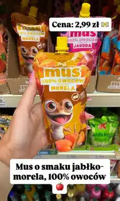 Dino Mus jabłko-morela Fry's oferta